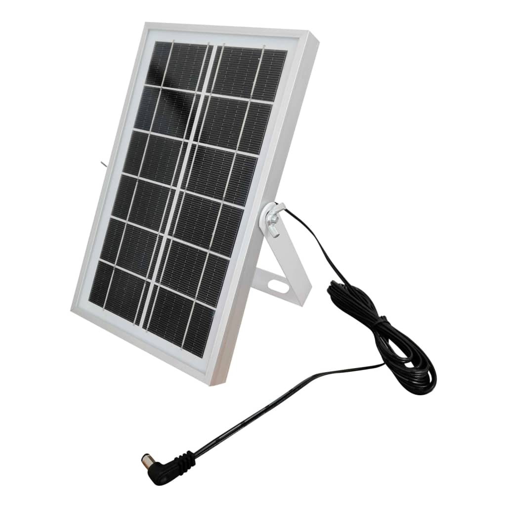 Eurotrail Panel solar para camping negro 25,5x16x10 cm