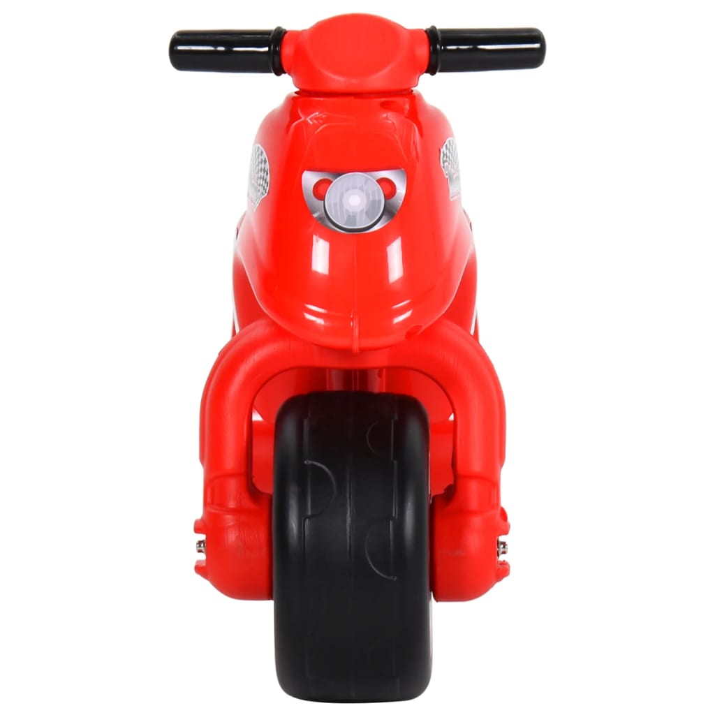 vidaXL Bicicleta sin pedales para niños roja
