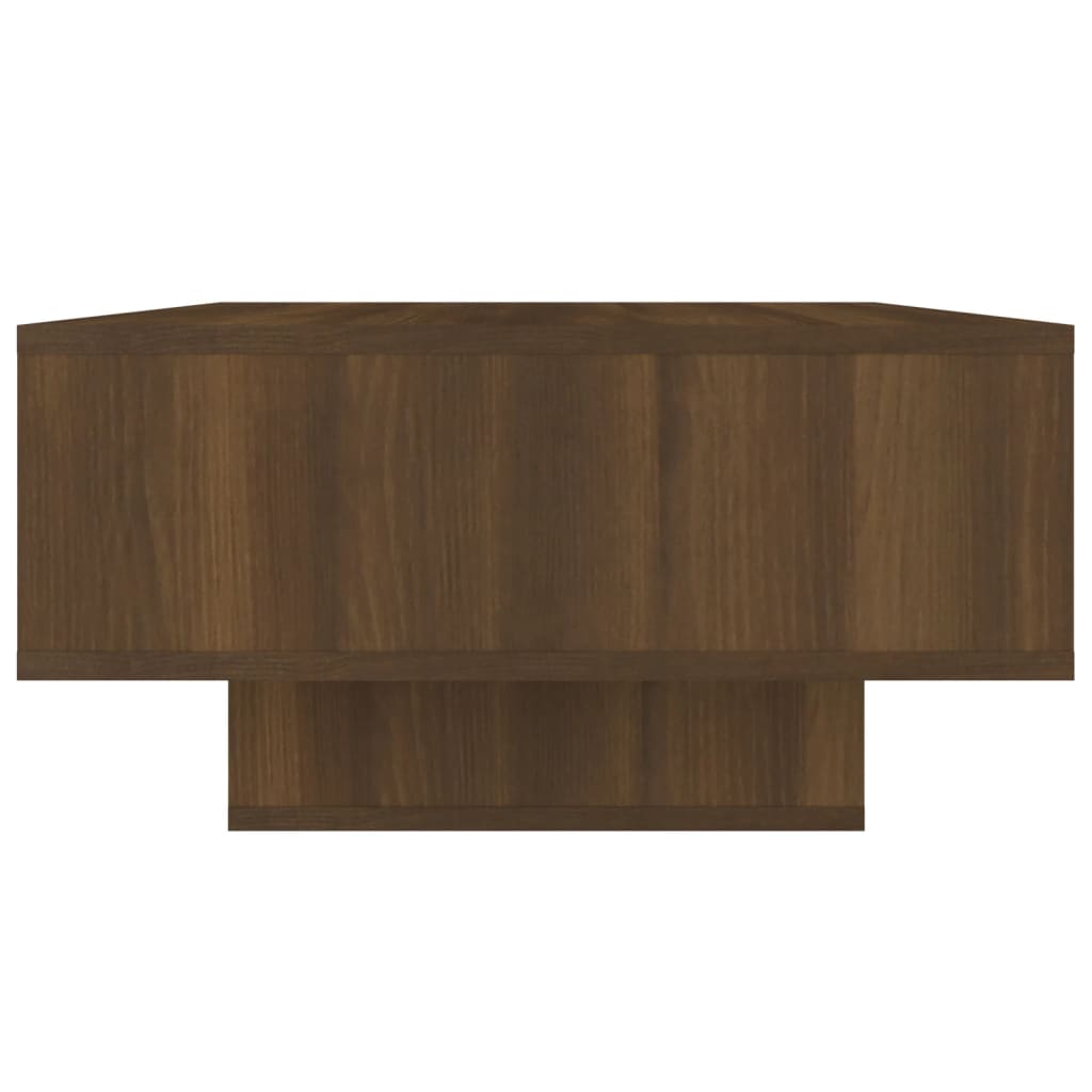 vidaXL Mesa de centro madera contrachapada roble marrón 105x55x32 cm