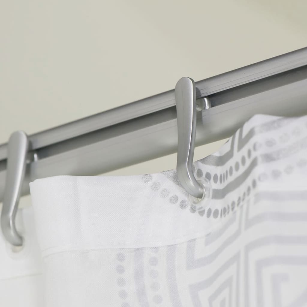 Sealskin Barra de cortina de ducha Easy-Roll aluminio mate