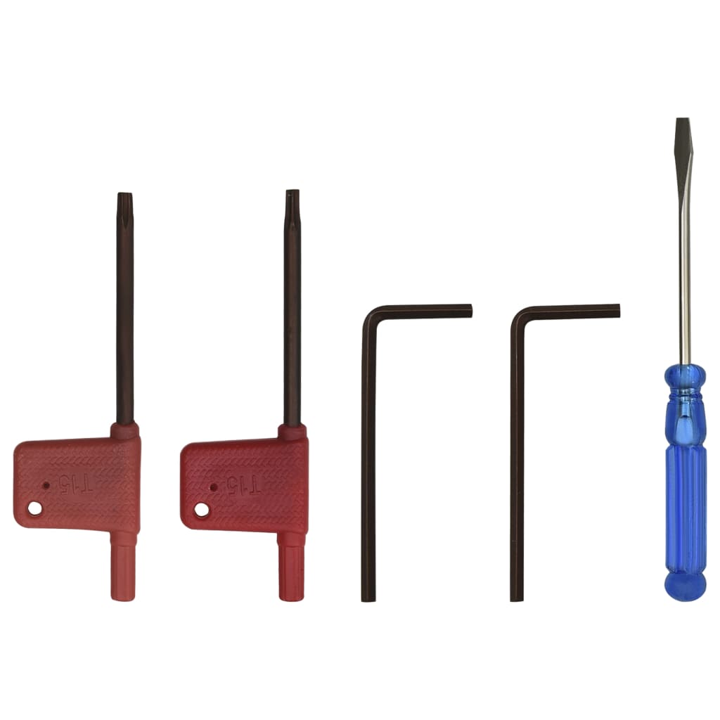 vidaXL Set de herramientas de torneado indexable 12 pzas 16x16mm 100mm