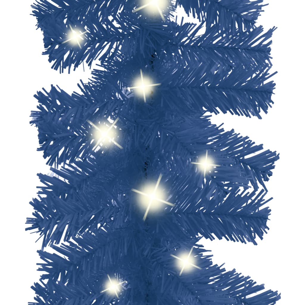 vidaXL Guirnalda de Navidad con luces LED azul 10 m