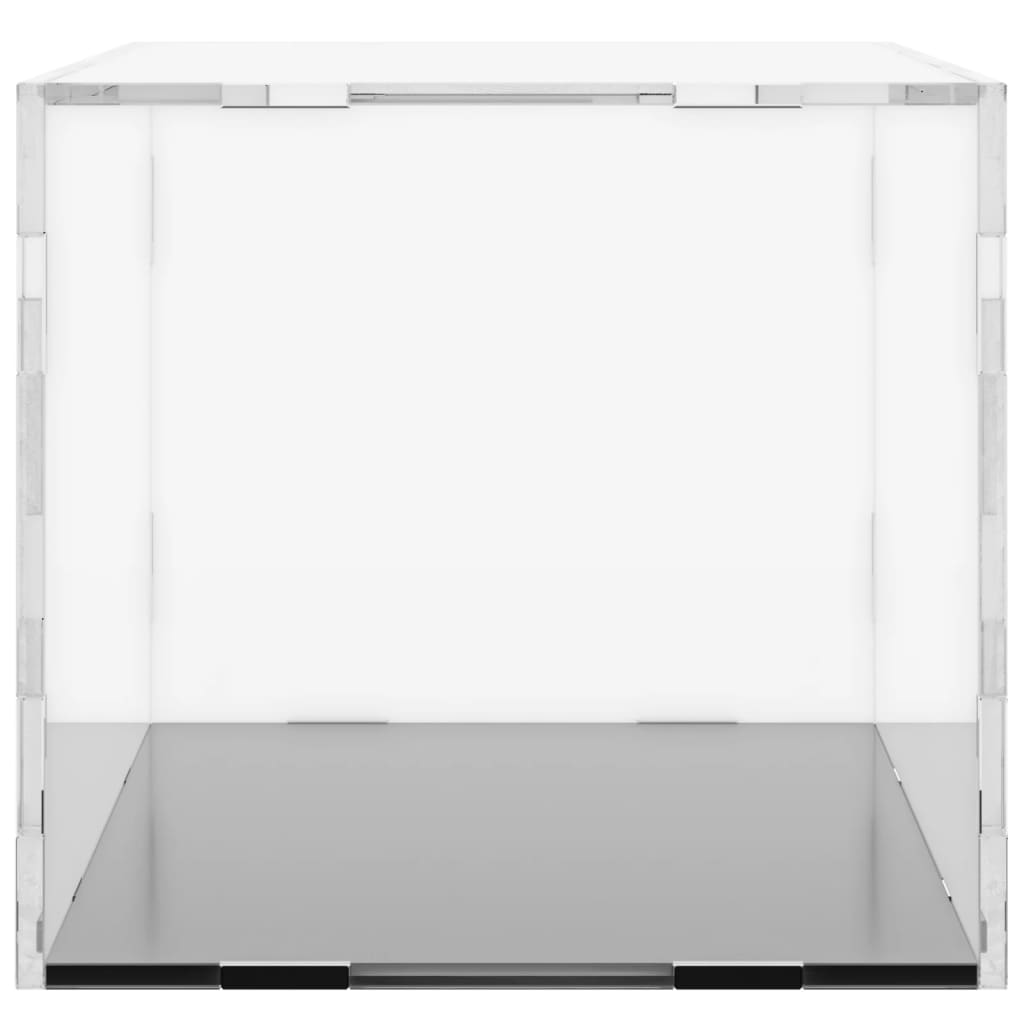 vidaXL Caja de exposición acrílico transparente 30x15x14 cm