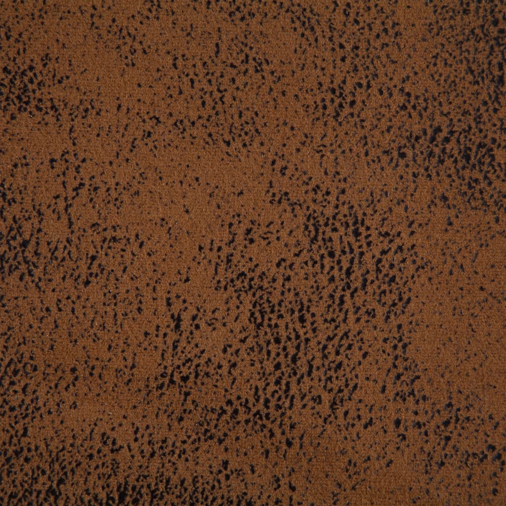 vidaXL Banco de piel de ante artificial 139,5 cm marrón