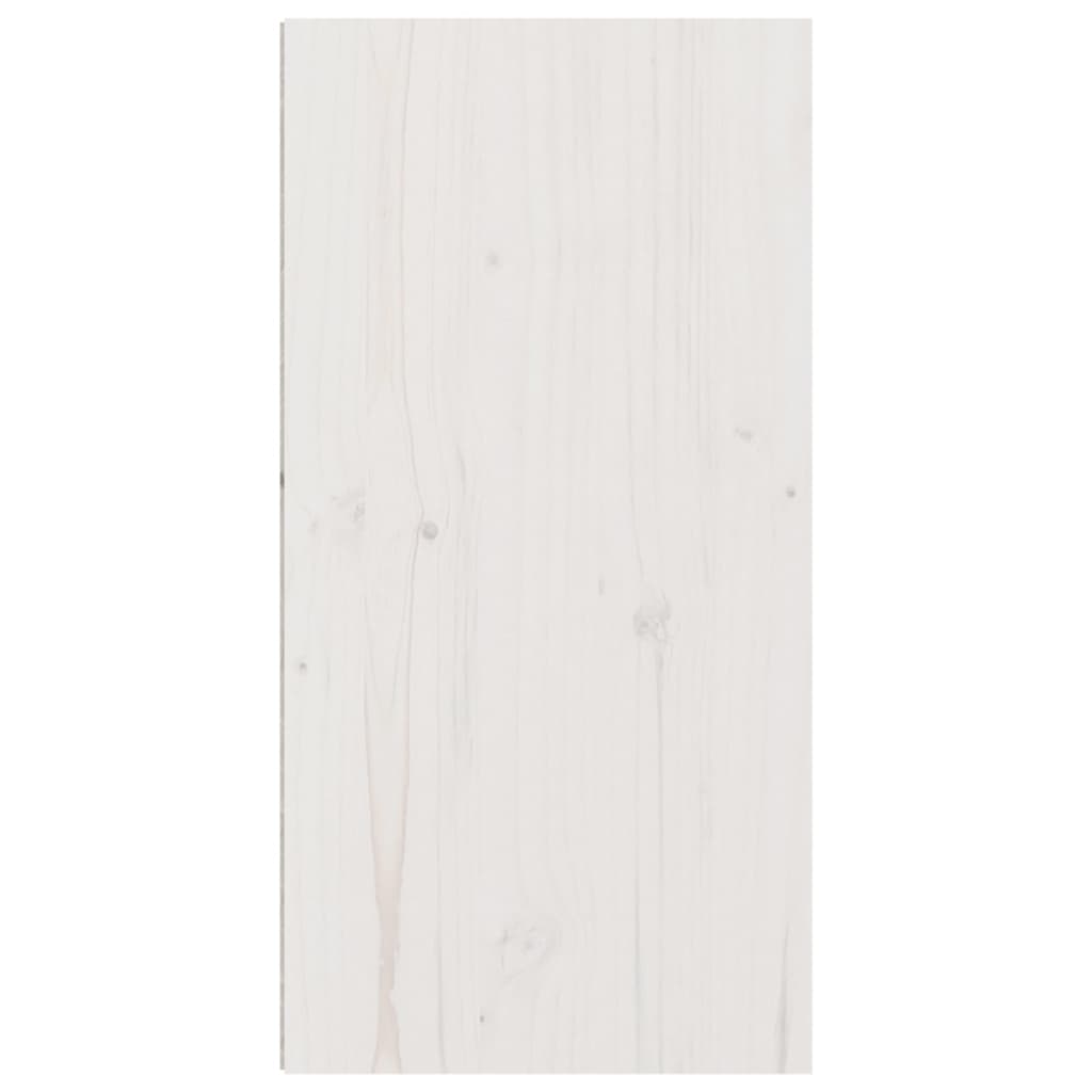 vidaXL Armario de pared de madera maciza de pino blanco 30x30x60 cm