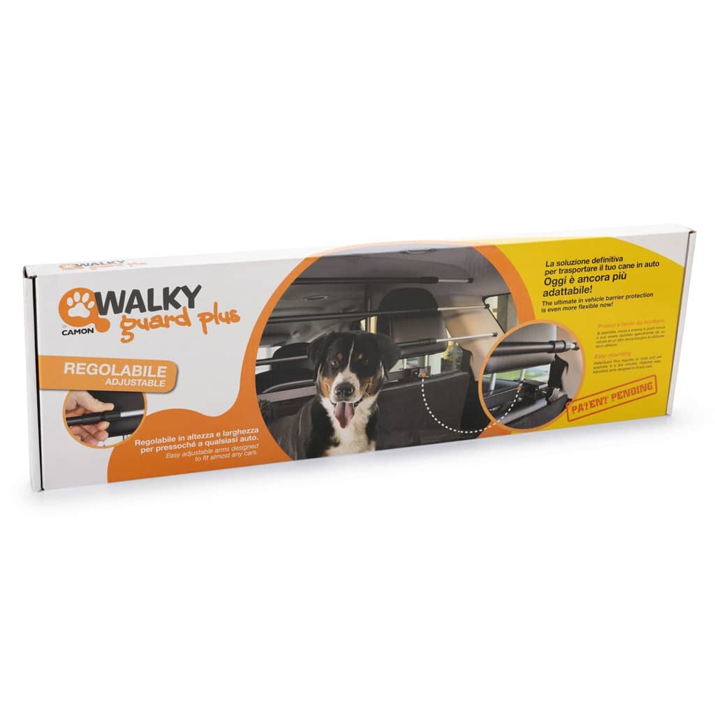 CAMON Reja de protección de coche para perros Walky metal 86x26 cm