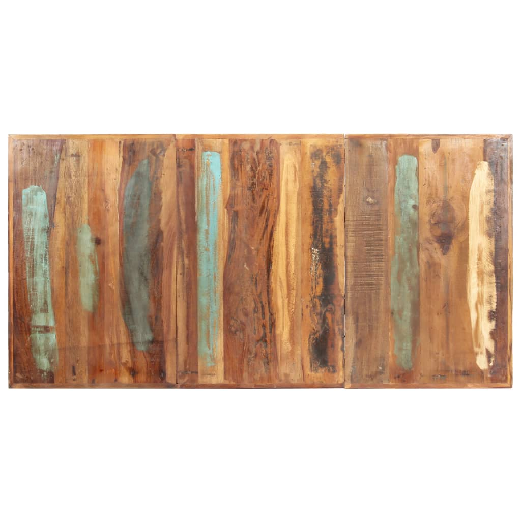 vidaXL Mesa de comedor de madera maciza reciclada 180x90x76 cm