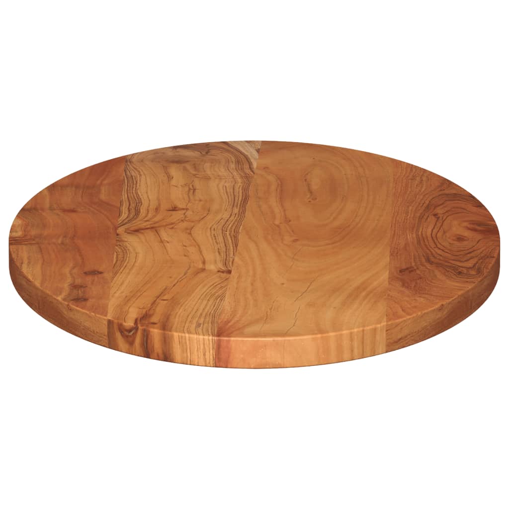 vidaXL Tablero de mesa ovalado madera maciza de acacia 120x50x3,8 cm