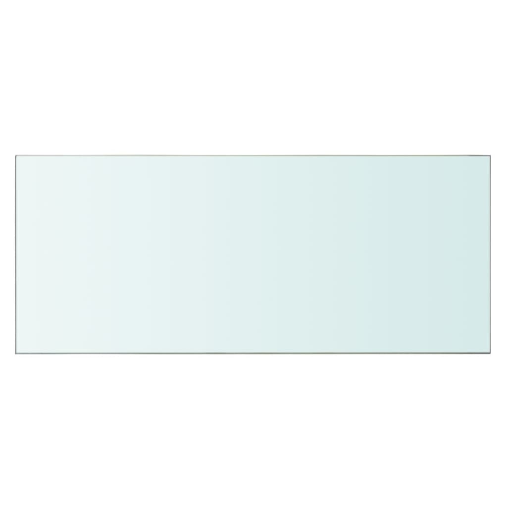 vidaXL Panel de estante vidrio claro 70x30 cm