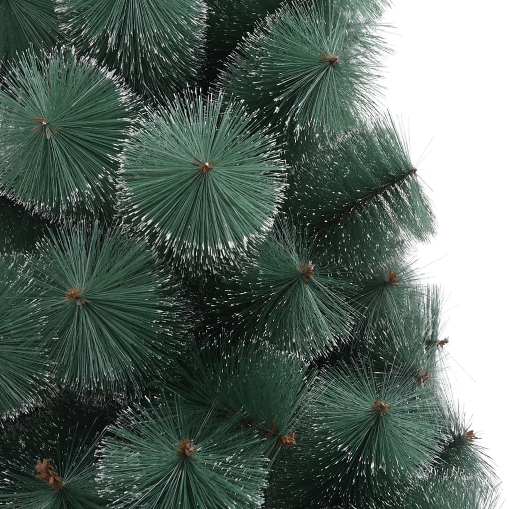 vidaXL Árbol de Navidad con luces y soporte PET verde 120 cm