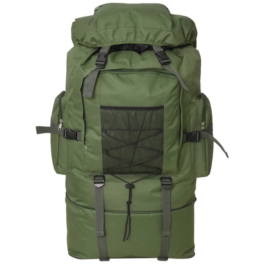 vidaXL Mochila militar XXL 100 verde | vidaXL.es