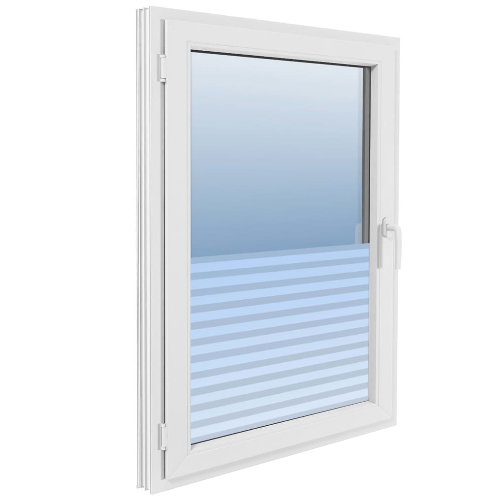 vidaXL Lámina esmerilada para ventanas 5 unidades PVC