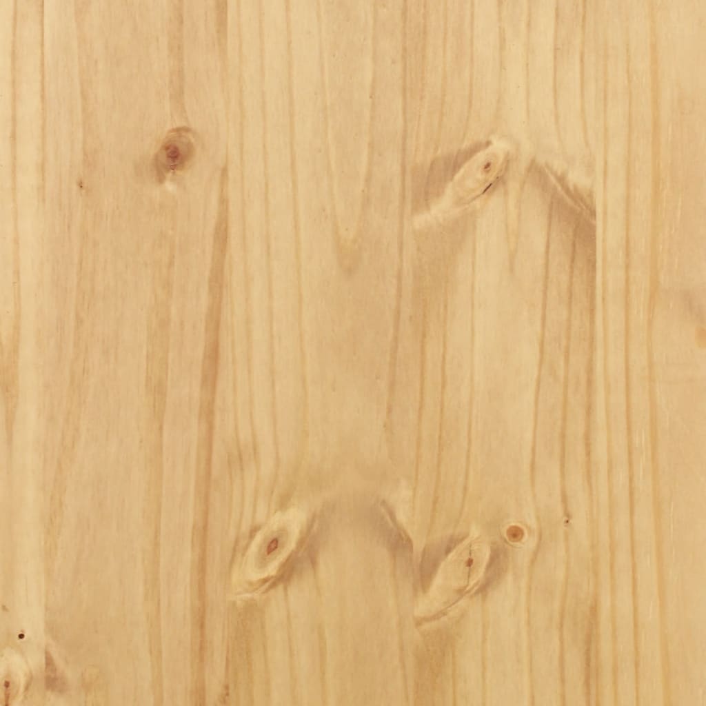 vidaXL Cómoda cajonera Corona madera maciza de pino 110x43x91 cm