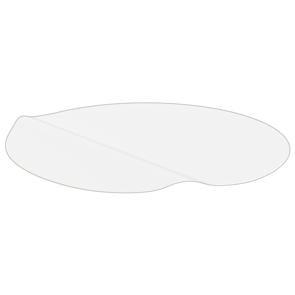 vidaXL Protector de mesa PVC transparente Ø 90 cm 2 mm