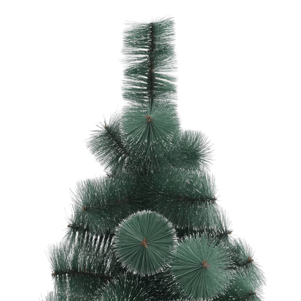 vidaXL Árbol de Navidad artificial con soporte verde PET 150 cm
