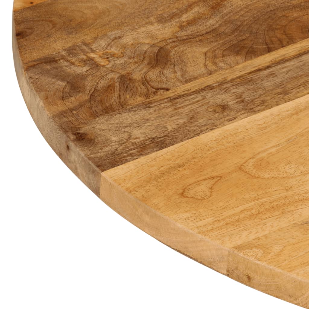 vidaXL Tablero de mesa redondo madera maciza de mango Ø 50x2,5 cm