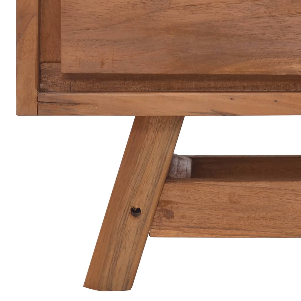 vidaXL Mueble para TV de madera maciza de mango 110x30x50 cm