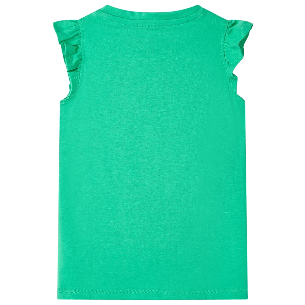 Camiseta infantil verde 92