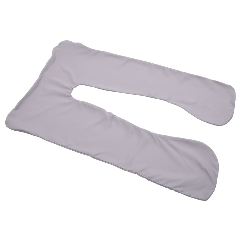 vidaXL Funda de almohada de embarazo con forma de U 90x145 cm