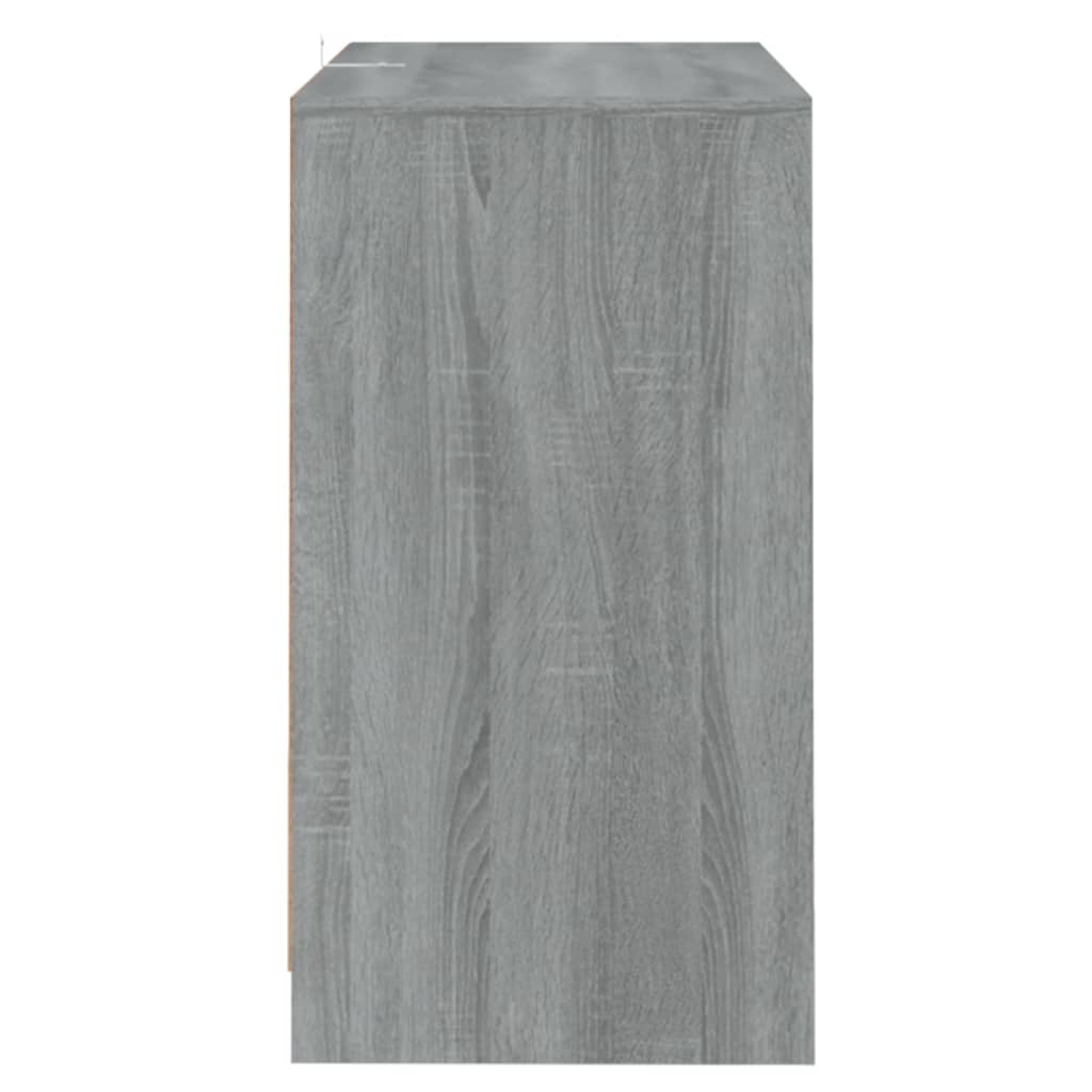 vidaXL Aparadores 2 uds madera de ingeniería gris Sonoma 70x41x75 cm