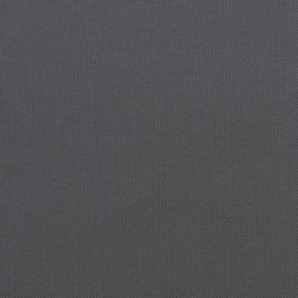 vidaXL Cojín de tumbona de tela Oxford gris antracita 200x70x3 cm