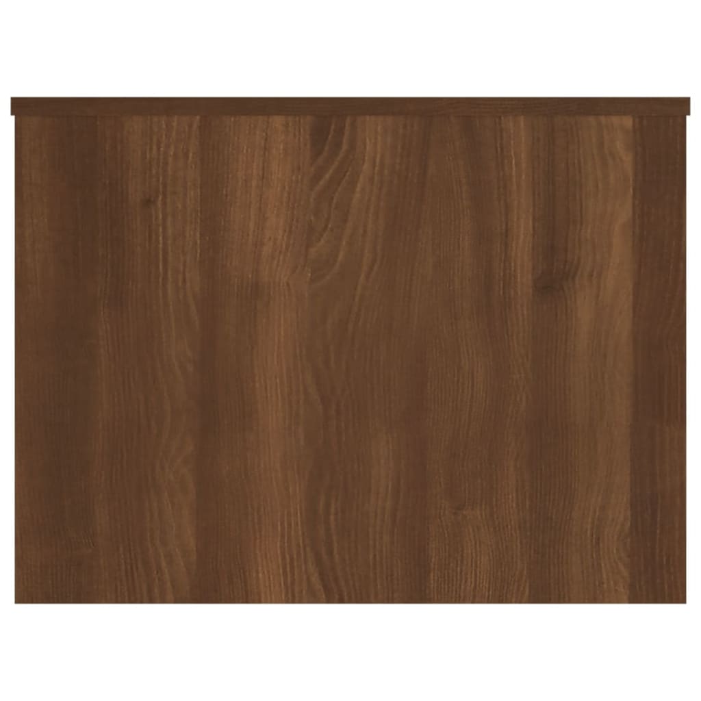 vidaXL Mesa de centro madera contrachapada roble marrón 80x55,5x41,5cm