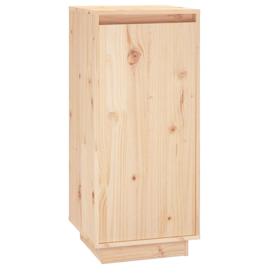 vidaXL Armario zapatero de madera maciza de pino 35x35x80 cm