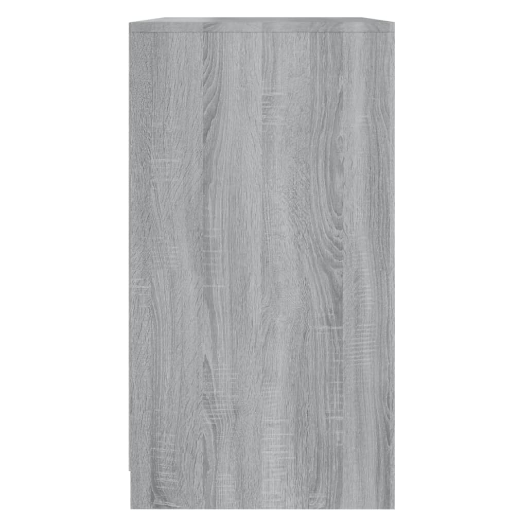 vidaXL Aparador de madera de ingeniería gris Sonoma 70x40,5x75 cm
