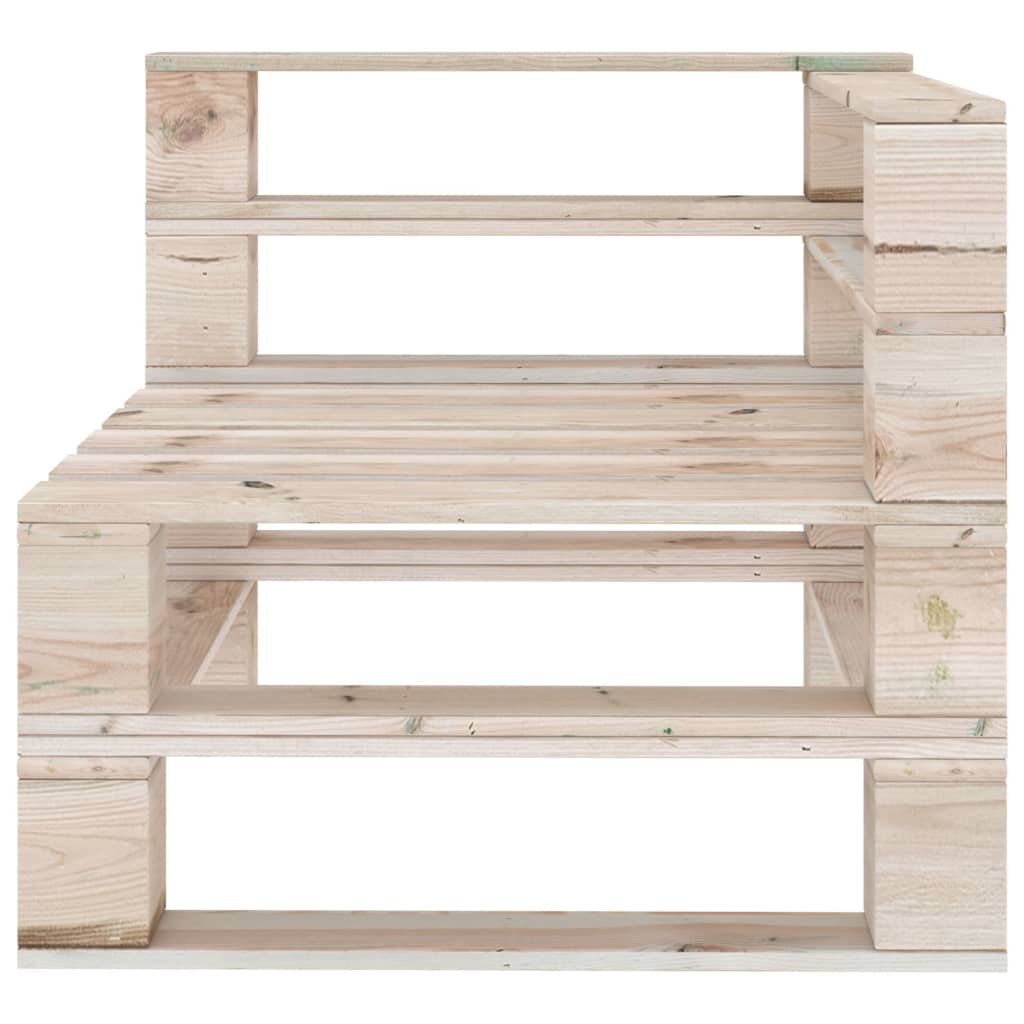 vidaXL Juego de muebles de jardín de palets 6 piezas madera de pino