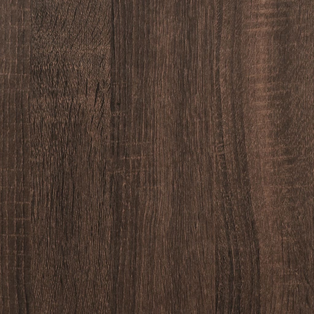 vidaXL Carrito de cocina madera ingeniería marrón roble 60,5x31x72,5cm