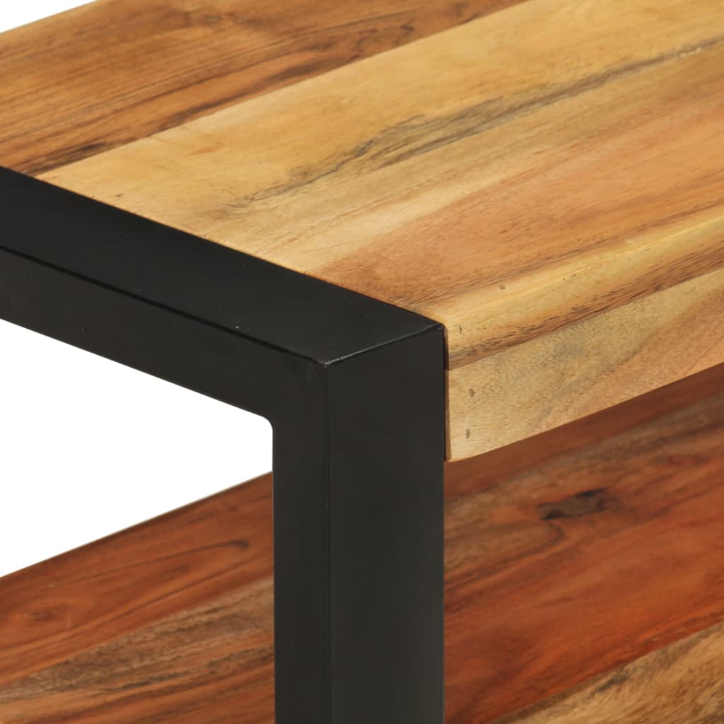 vidaXL Mueble de TV madera maciza de acacia 120x30x45 cm