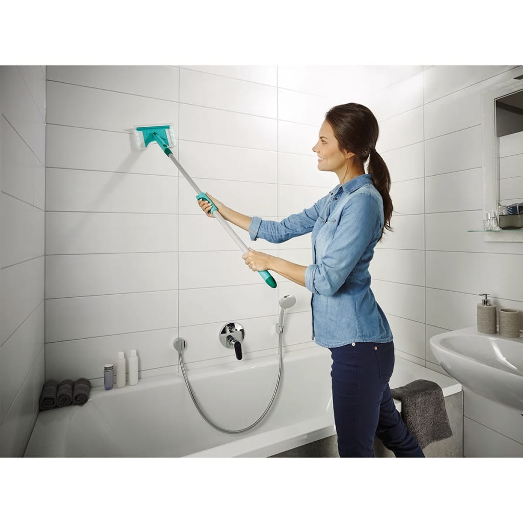 Leifheit Limpiador de azulejos y baños Flexi Pad con mango 41700