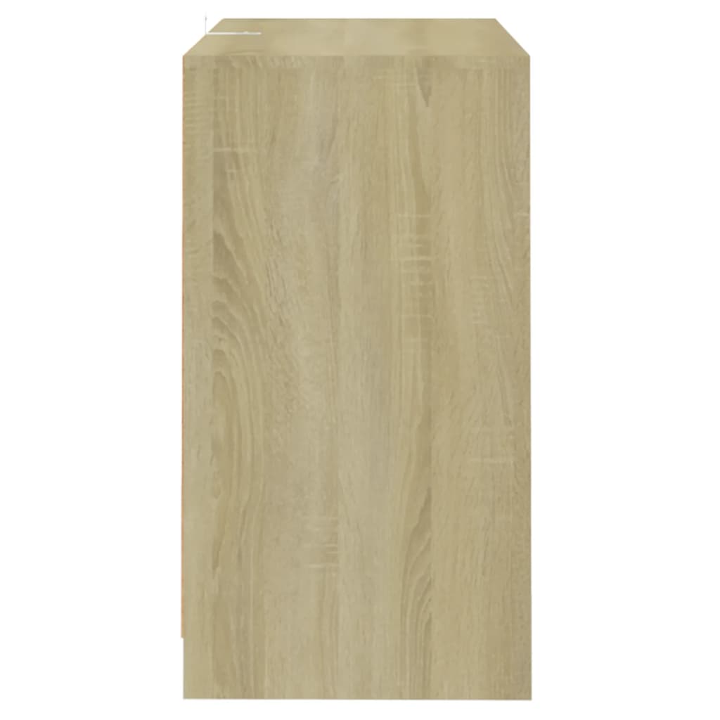 vidaXL Aparador de madera contrachapada roble Sonoma 70x41x75 cm