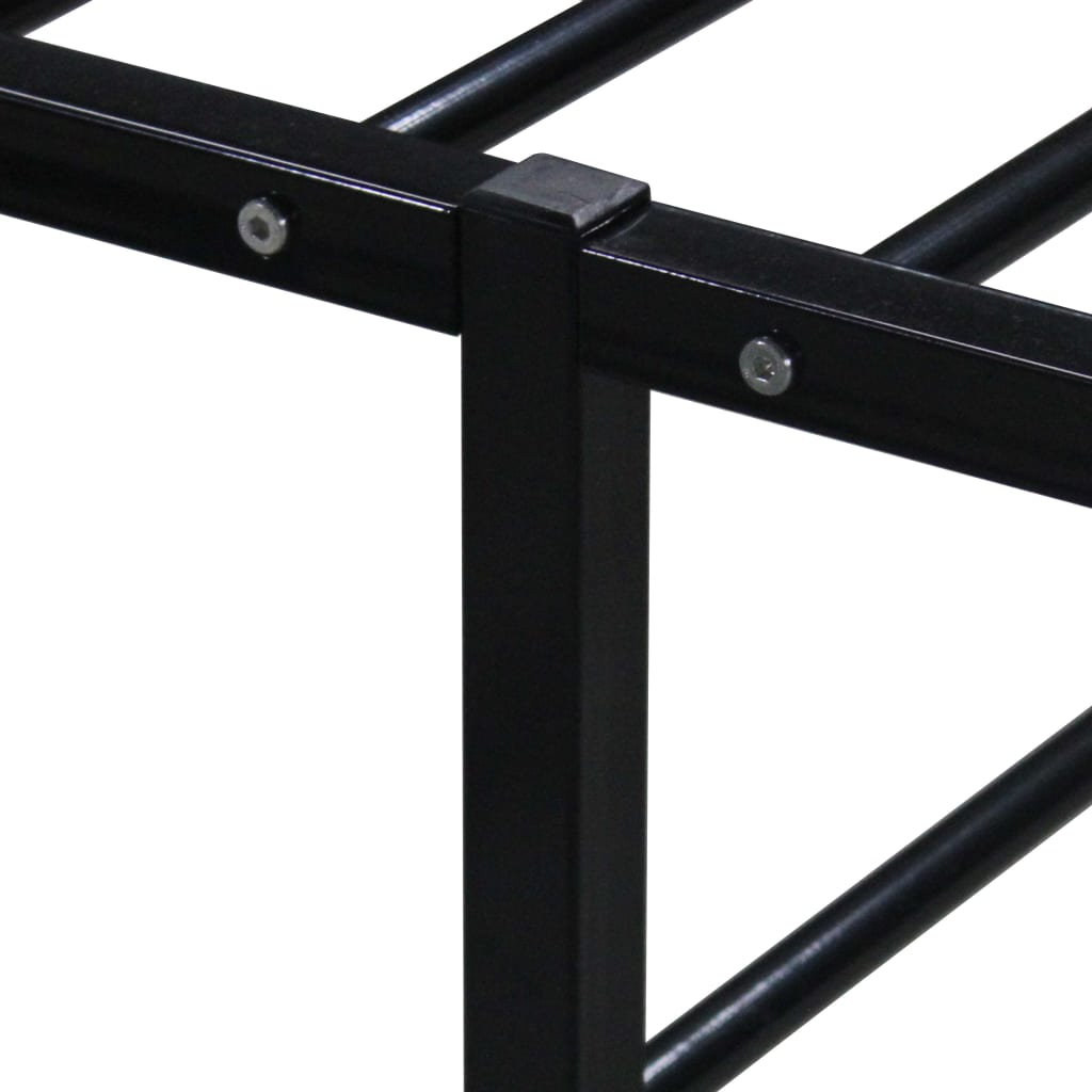 Estructura De Cama Extensible Metal Negra 80x130/200 Cm Vidaxl con Ofertas  en Carrefour
