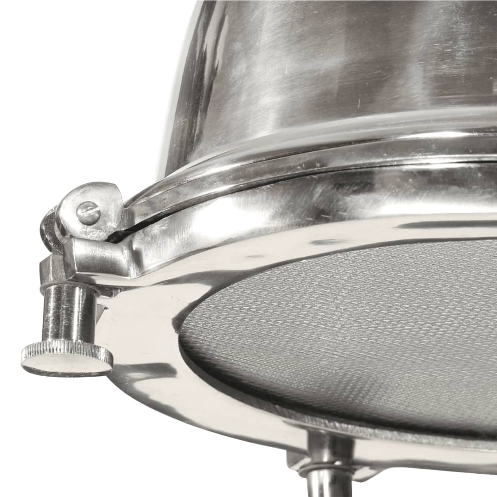 vidaXL Lámpara colgante de aluminio 29x29x153 cm