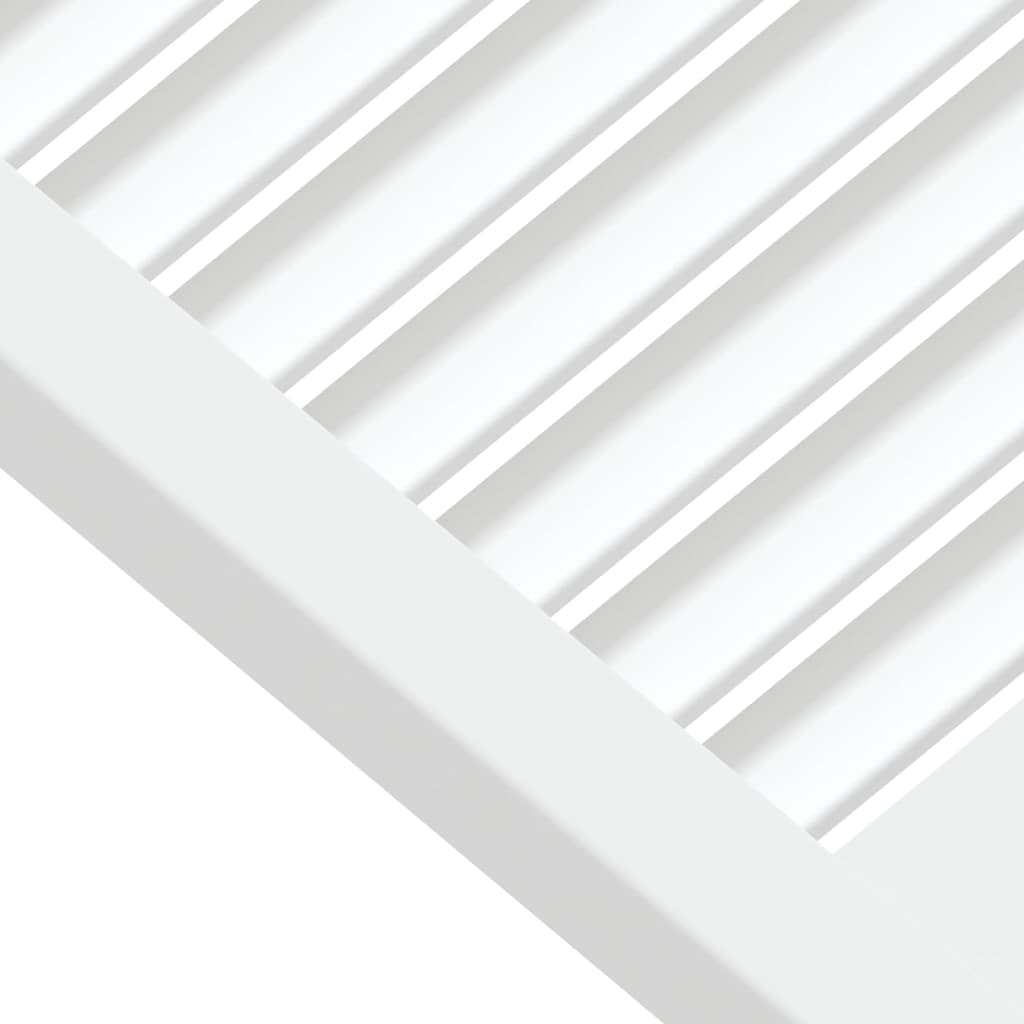 vidaXL Puerta de armario de lamas madera pino blanco 61,5x39,4 cm