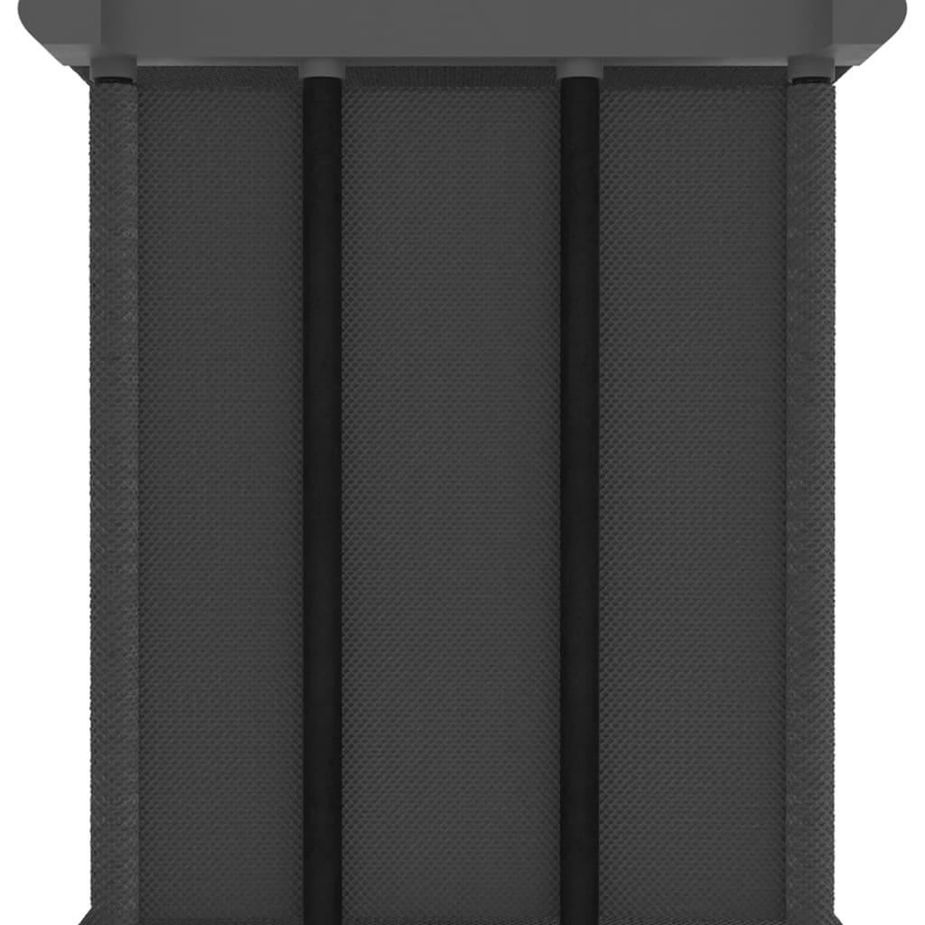 vidaXL Estantería de 12 cubos con cajas tela gris 103x30x141 cm