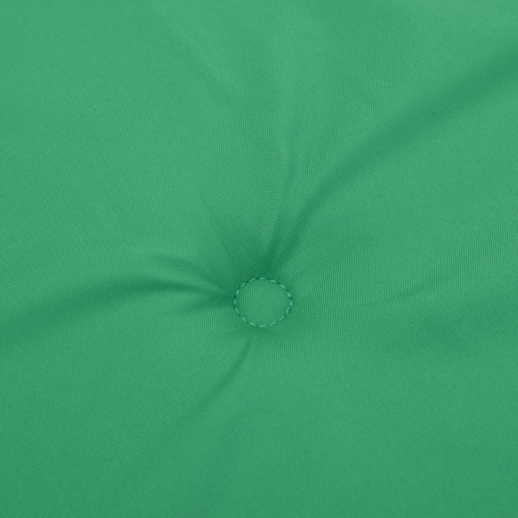 vidaXL Cojín de banco de jardín tela Oxford verde 100x50x3 cm