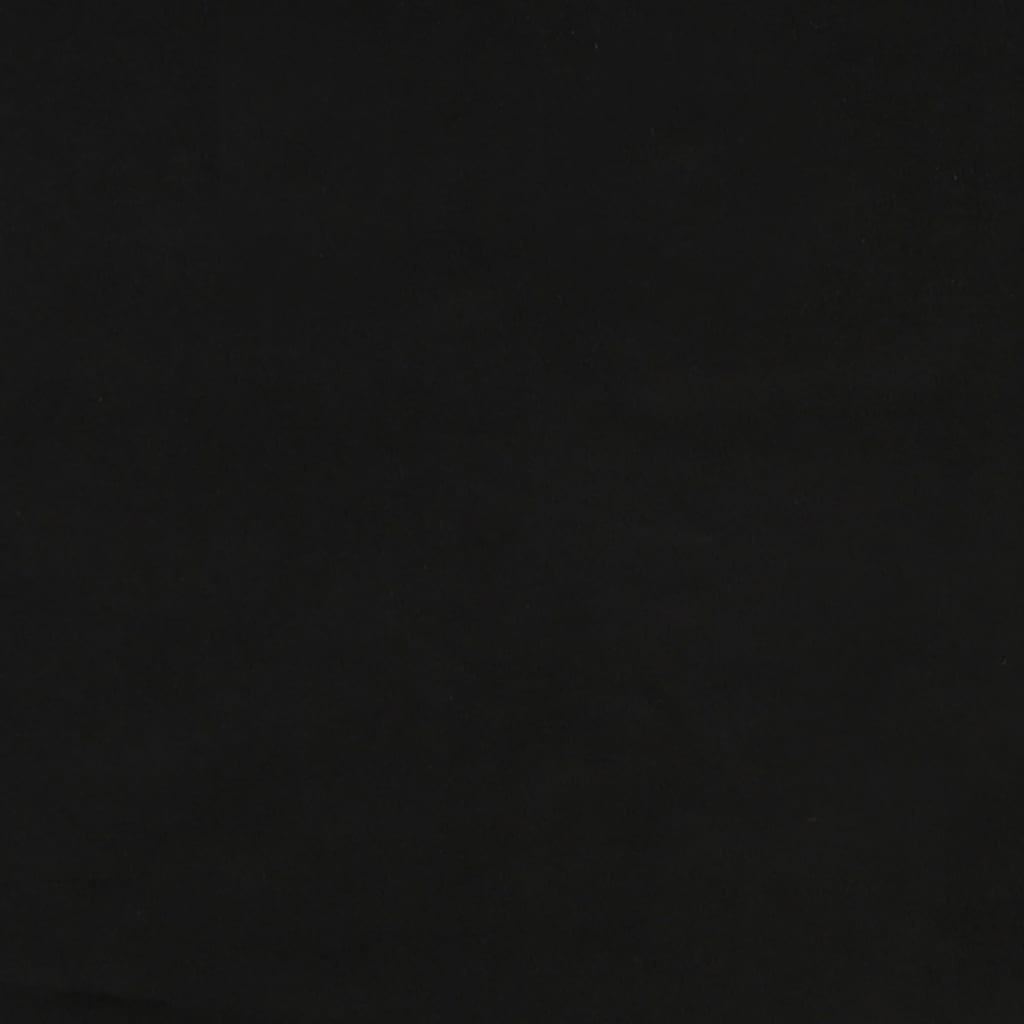 vidaXL Silla de comedor giratoria de terciopelo negro