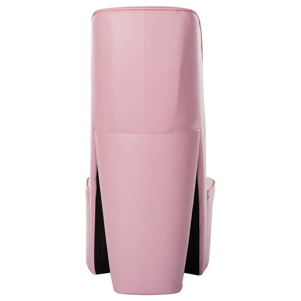 vidaXL Sillón con forma de zapato de tacón cuero sintético rosa