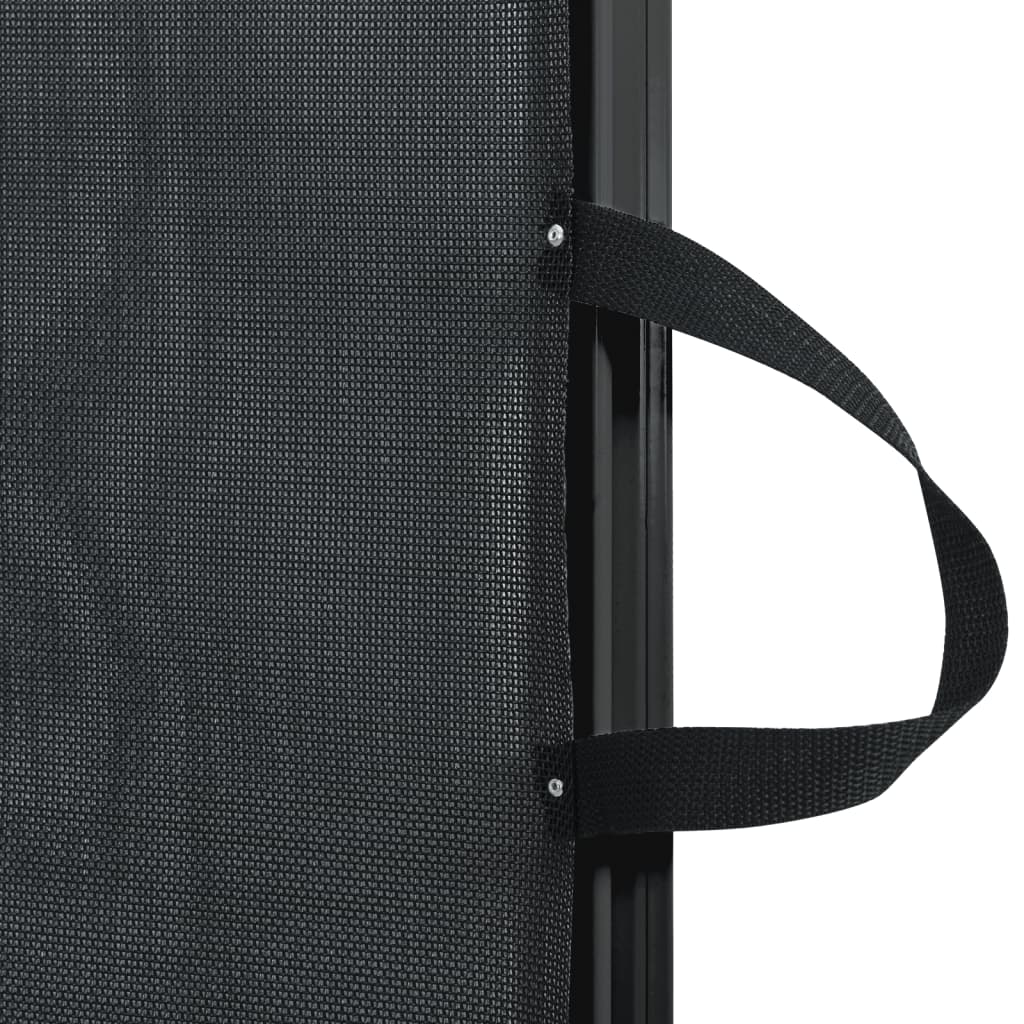 vidaXL Puerta retráctil para mascotas negra 82,5x125 cm