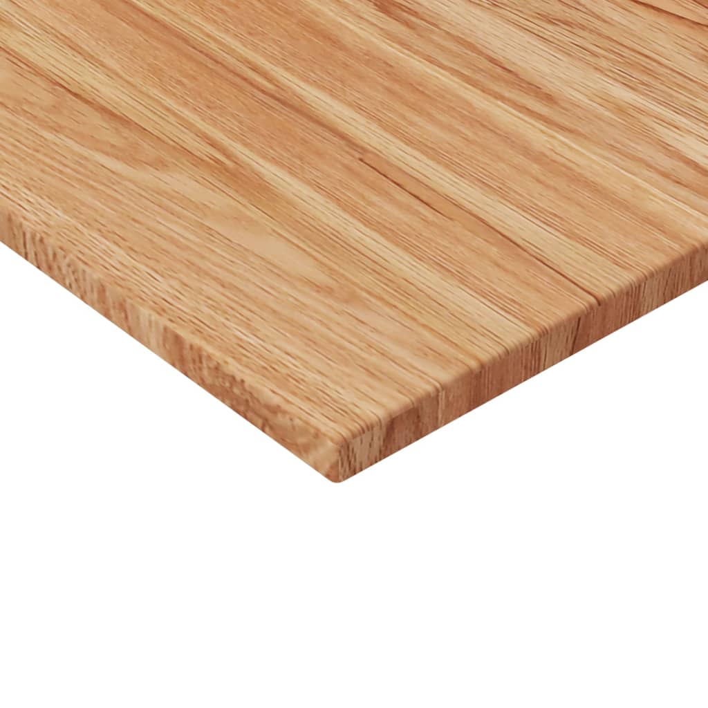 vidaXL Encimera de baño marrón claro madera maciza tratada 80x40x1,5cm