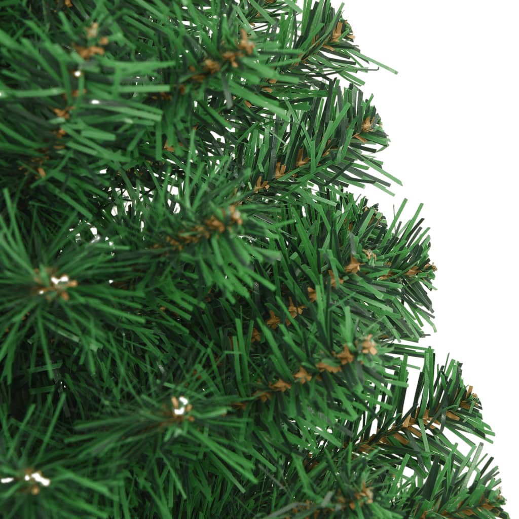 vidaXL Árbol de Navidad artificial con ramas gruesas PVC verde 120 cm