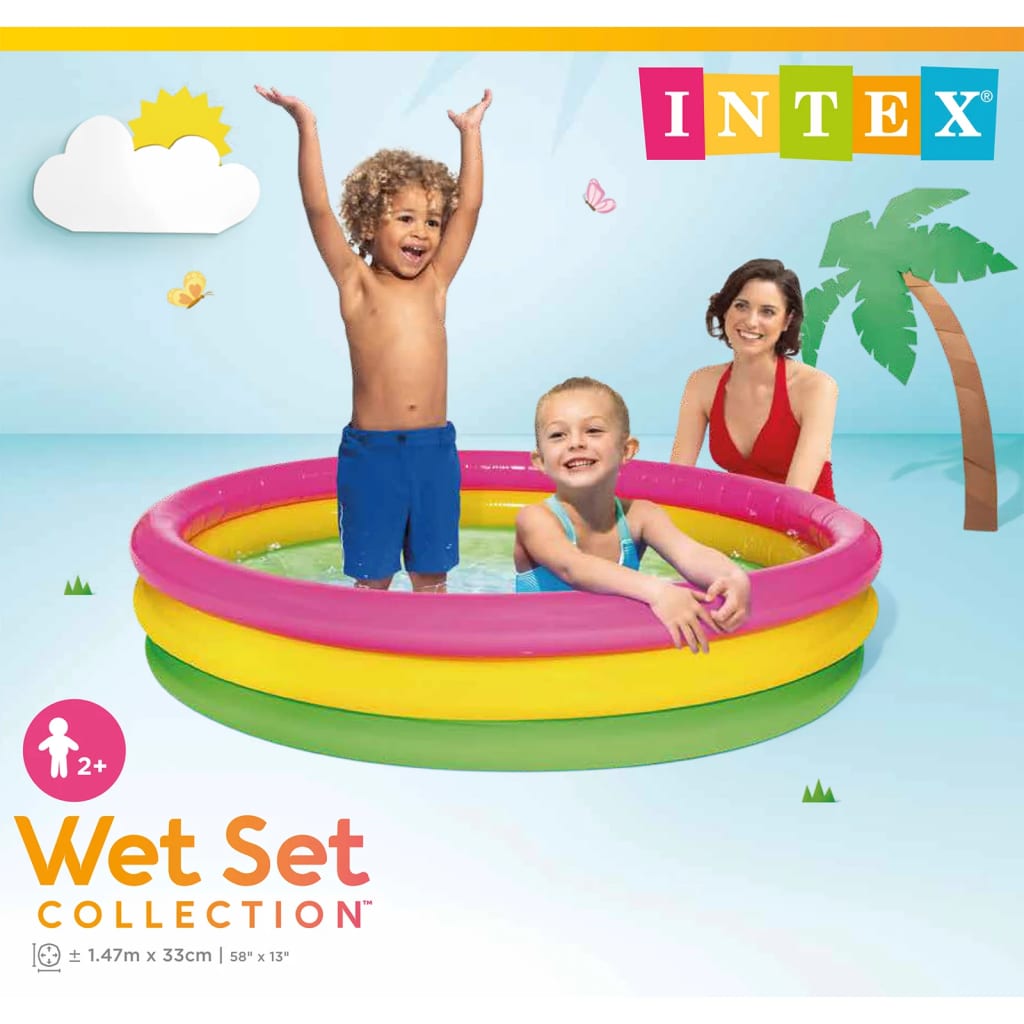 Intex Piscina inflable Sunset 3 anillos 147x33 cm