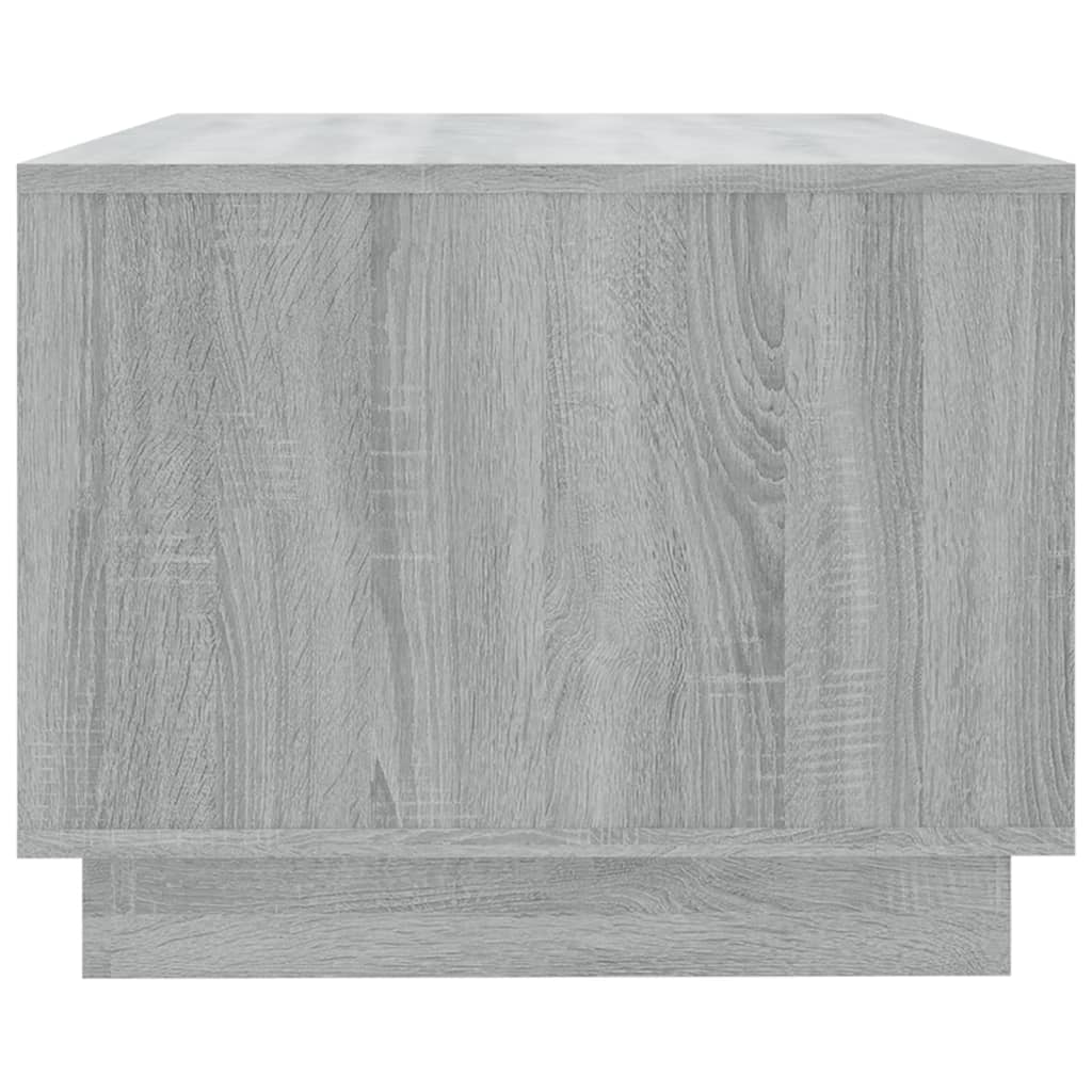 vidaXL Mesa de centro madera de ingeniería gris Sonoma 102x55x43 cm