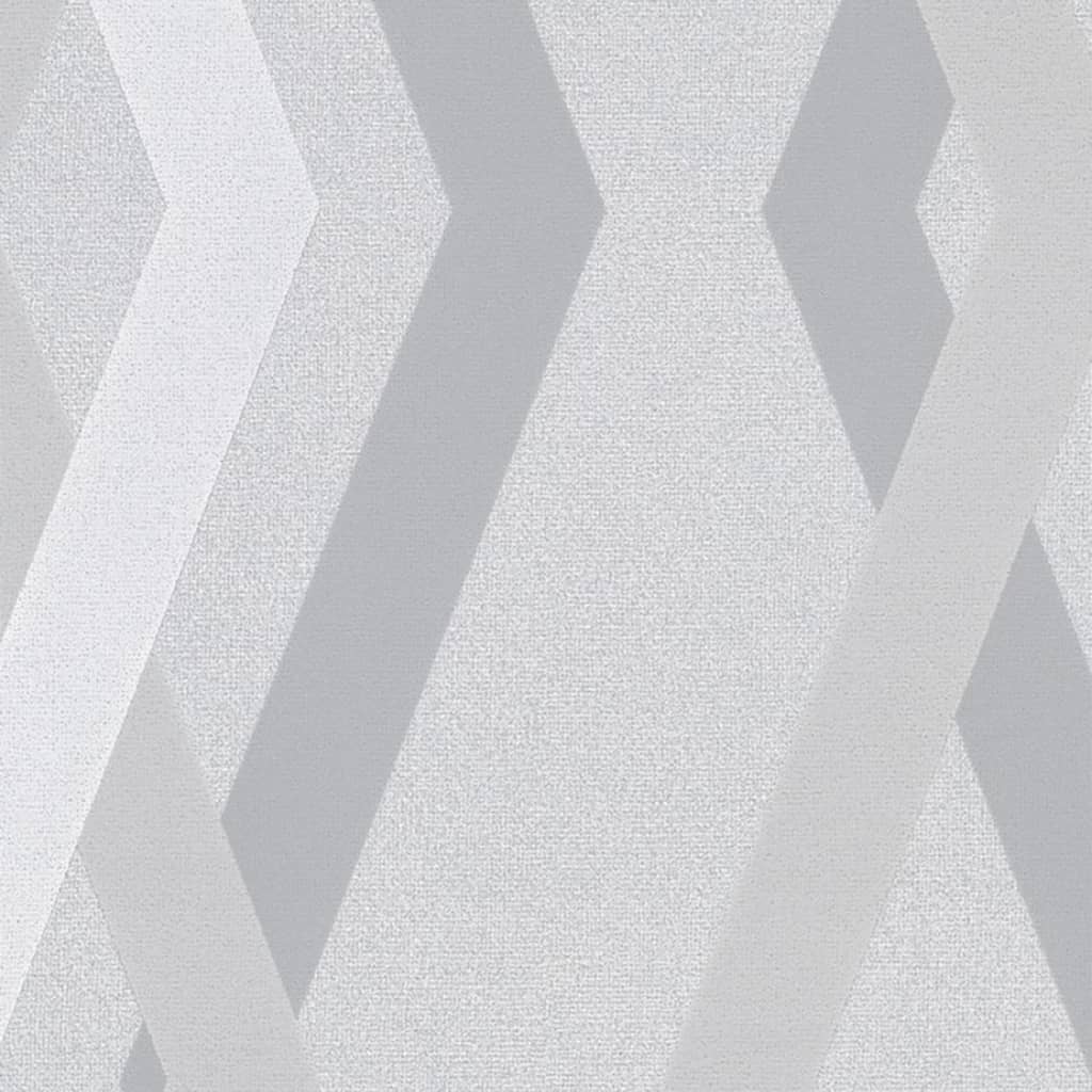 Topchic Papel de pared Graphic Lines Diamondss gris