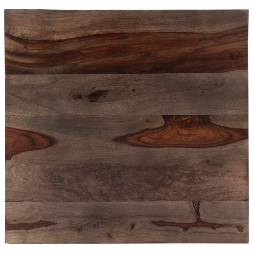 vidaXL Mesa de centro 60x60x35 cm madera maciza de sheesham gris