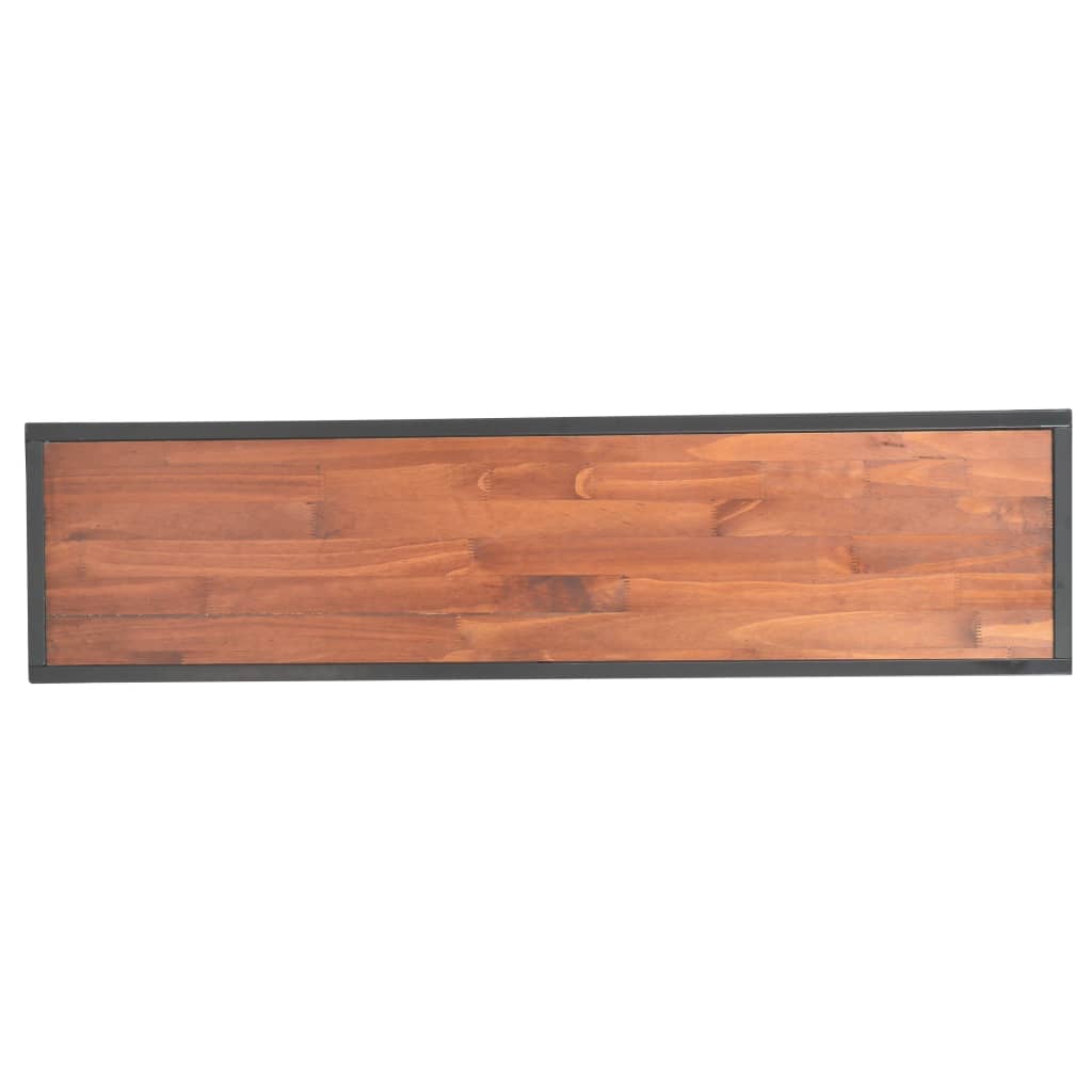 vidaXL Mueble para TV con 3 cajones madera maciza de pino 120x30x60 cm