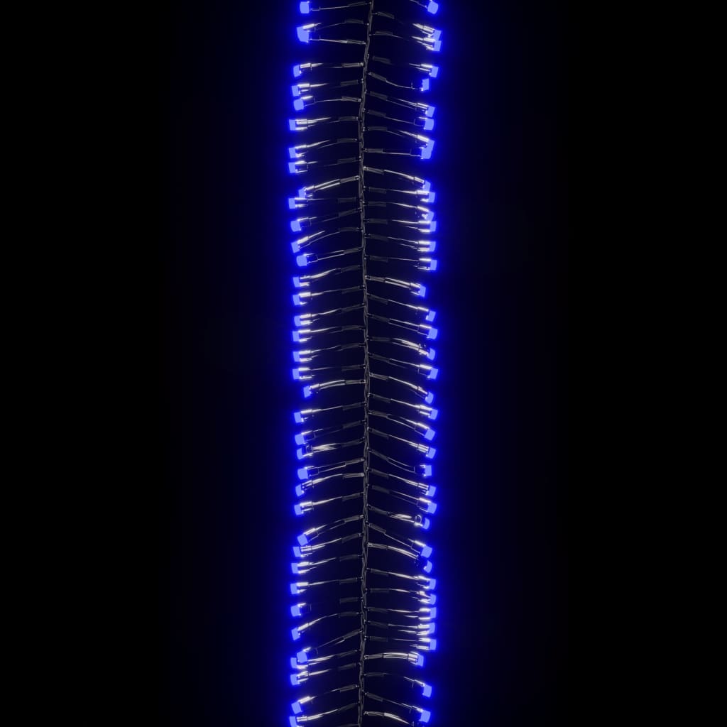vidaXL Tira de luces de racimo con 2000 LED PVC azul 17 m