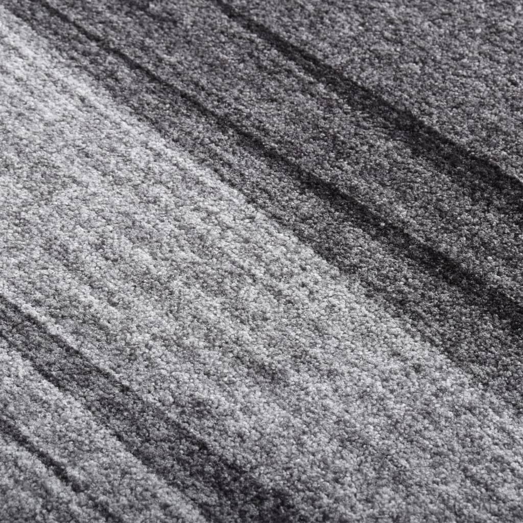 vidaXL Alfombra de pasillo antideslizante gris antracita 67x300 cm